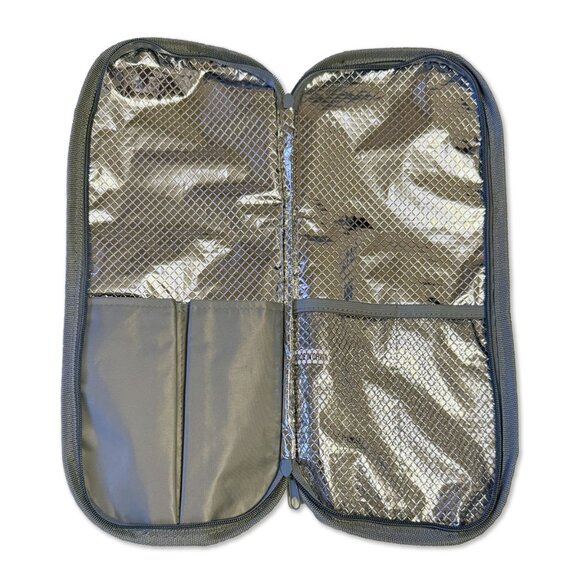 NWOT Set of 2 Insulated Curling Iron Travel Cases - Zipper Calista Bags - Picture 3 of 3